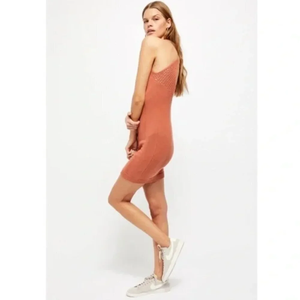 Intimately Free People Knockout Swit Slip Sweater Sleeveless Mini Dress Medium - Picture 5 of 13